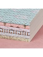 Clairefontaine Füzet Clairefontaine Neo Deco Spring/Summer 11x17 cm, 48 lapos, vonalas, puha fedeles, vegyes