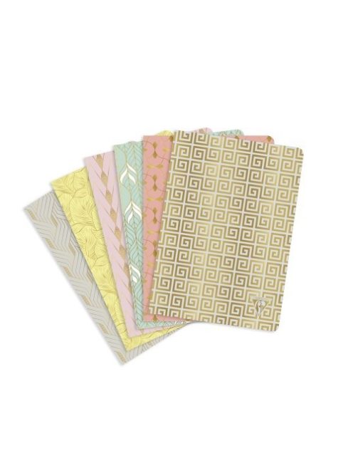 Clairefontaine Füzet Clairefontaine Neo Deco Spring/Summer 14,8x21 cm 48 lapos vonalas, vegyes