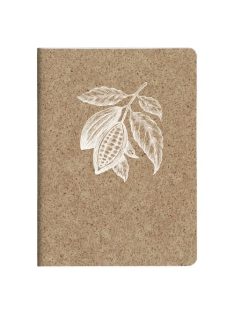   Clairefontaine Füzet Clairefontaine Jeans & Cocoa A/5 48 lapos, vonalas, varrott gerinccel, Cocoa motívum, vegyes