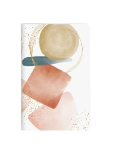   Clairefontaine Füzet Clairefontaine Evanescence 9x14 cm, 48 lapos, vonalas, varrott gerinccel, vegyes