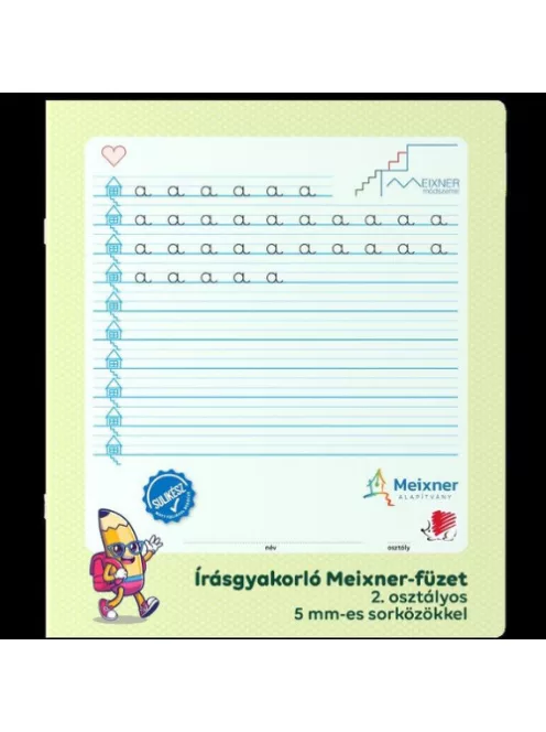 ICO Füzet Meixner kisalakú 2. osztályos 5mm sorközzel 32 lapos álló