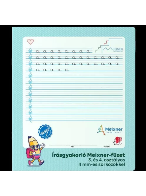 ICO Füzet Meixner kisalakú 3. és 4. osztályos 4mm sorközzel 32 lapos álló