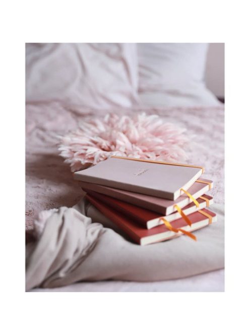 Rhodia Napló Clairefontaine Rhodiarama A/5 80 lapos ponthálós puha fedeles, gumis, burgundivörös