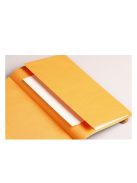 Rhodia Napló Clairefontaine Rhodiarama A/5 80 lapos ponthálós puha fedeles, gumis, ezüst