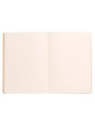 Rhodia Napló Clairefontaine Rhodiarama A/5 80 lapos ponthálós puha fedeles, gumis, füstös púderrózsaszín