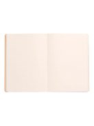 Rhodia Napló Clairefontaine Rhodiarama A/5 80 lapos ponthálós puha fedeles, gumis, korall