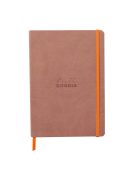 Rhodia Napló Clairefontaine Rhodiarama A/5 80 lapos ponthálós puha fedeles, gumis, rózsafa