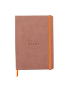   Rhodia Napló Clairefontaine Rhodiarama A/5 80 lapos ponthálós puha fedeles, gumis, rózsafa