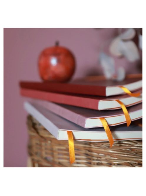 Rhodia Napló Clairefontaine Rhodiarama A/5 80 lapos ponthálós puha fedeles, gumis, rózsafa