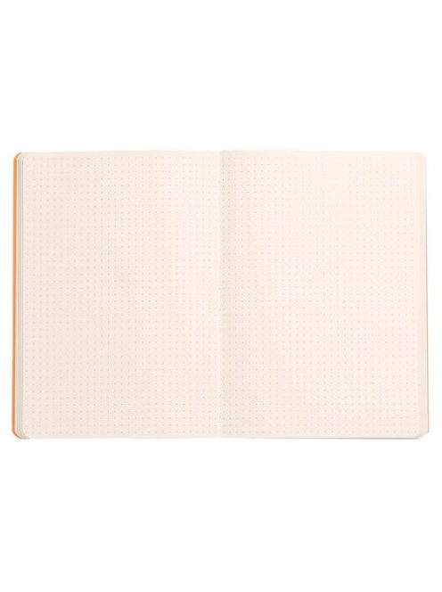Rhodia Napló Clairefontaine Rhodiarama A/5 80 lapos ponthálós puha fedeles, gumis, vízkék