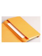 Rhodia Napló Clairefontaine Rhodiarama A/5 80 lapos vonalas puha fedeles, gumis, ezüst