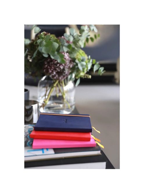 Rhodia Napló Clairefontaine Rhodiarama A/5 80 lapos vonalas puha fedeles, gumis, fukszia