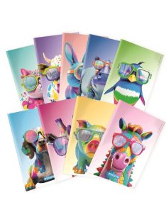   Mitama Füzet Mitama Maxi Állatos A/4 42 lapos margós vonalas vegyes