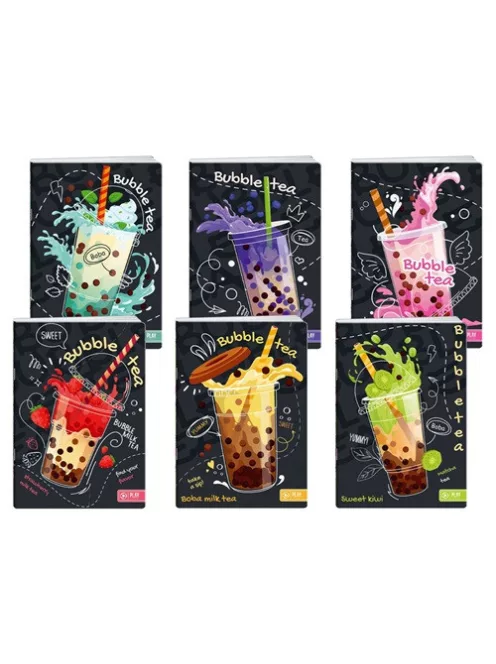 Statovac Füzet Statovac Play Bubble Tea A4 tűzött 50 lapos vonalas