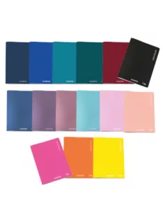   Mitama Füzet Mitama FSC Maxi A/4 42 lapos vonalas, margós vegyes metál színű