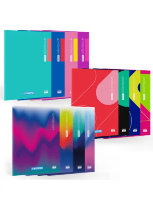 Mitama Füzet Mitama FSC Maxi A/4 54 lapos kockás vegyes átmenetes színű