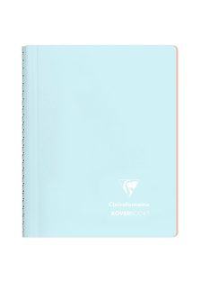   Clairefontaine Spirálfüzet Clairefontaine Koverbook Blush A/5 80 lapos PP borítású vonalas jégkék