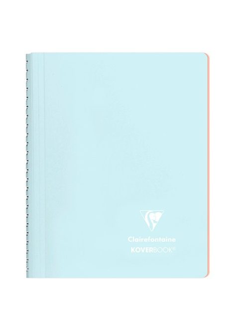 Clairefontaine Spirálfüzet Clairefontaine Koverbook Blush A/5 80 lapos PP borítású vonalas jégkék