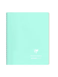   Clairefontaine Spirálfüzet Clairefontaine Koverbook Blush A/5 80 lapos PP borítású vonalas menta