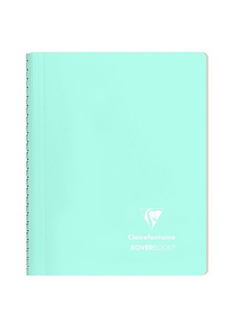 Clairefontaine Spirálfüzet Clairefontaine Koverbook Blush A/5 80 lapos PP borítású vonalas menta