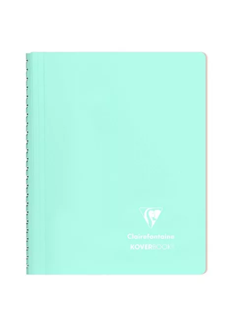 Clairefontaine Spirálfüzet Clairefontaine Koverbook Blush A/5 80 lapos PP borítású vonalas menta