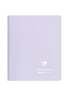   Clairefontaine Spirálfüzet Clairefontaine Koverbook Blush A/5 80 lapos PP borítású vonalas lila