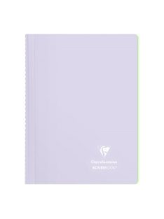   Clairefontaine Spirálfüzet Clairefontaine Koverbook Blush A/4 80 lapos PP borítású vonalas lila