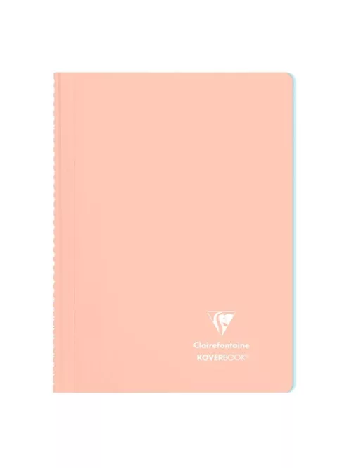 Clairefontaine Spirálfüzet Clairefontaine Koverbook Blush A/4 80 lapos PP borítású vonalas korall