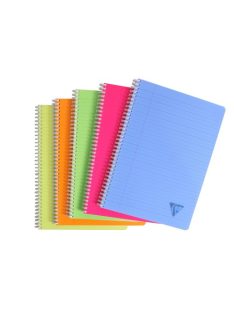   Clairefontaine Spirálfüzet Clairefontaine Linicolor Fresh A/4-90 lapos vonalas vegyes