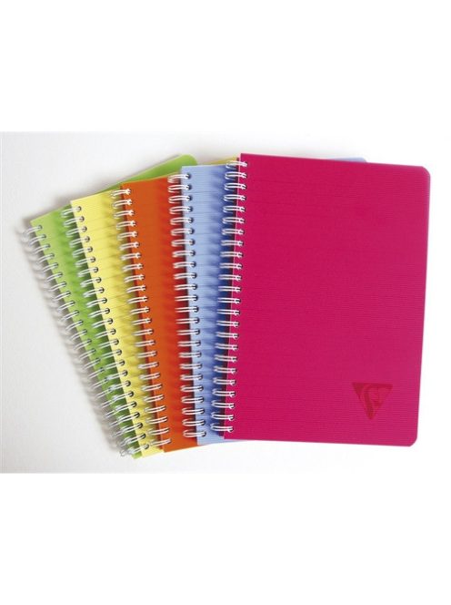 Clairefontaine Spirálfüzet Clairefontaine Linicolor Fresh A/5-90 lapos vonalas vegyes színek