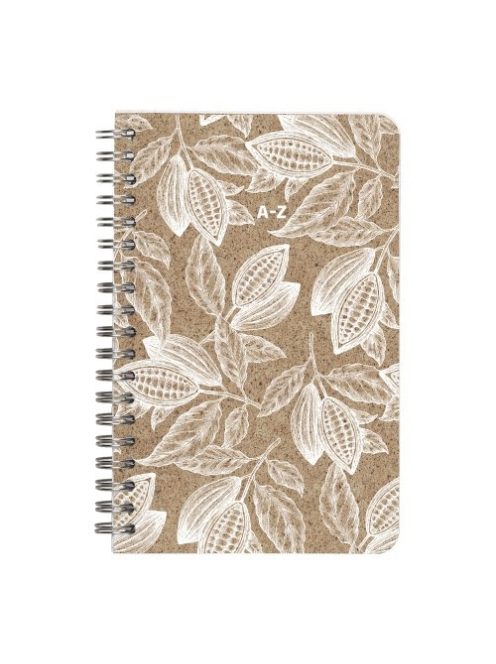 Clairefontaine Mutató Clairefontaine Jeans & Cocoa 11x17 cm 50 lapos, vonalas, spirálos, Cocoa motívum, vegyes