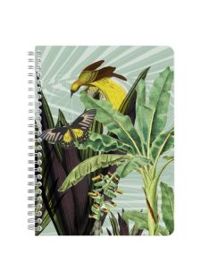   Clairefontaine Spirálfüzet Clairefontaine Jungle Harmony A/5 74 lapos, vonalas vegyes