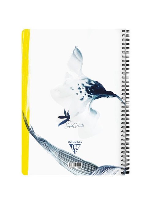 Clairefontaine Spirálfüzet Clairefontaine Inkebana A/4, 74 lapos, vonalas,margós, vegyes