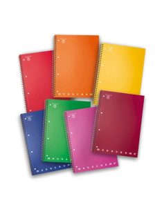   Pigna Spirálfüzet Pigna Monocromo PPL  A/4 80 lapos kockás