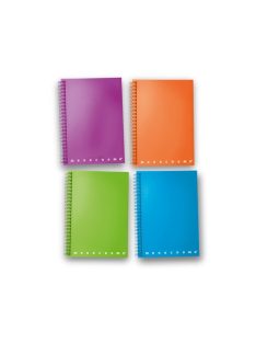   Pigna Spirálfüzet Pigna Monocromo PPL Skip Fluo 8x12 cm 70 lapos kockás