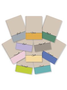 Pd School Spirálfüzet pd Uniwords A/4-80 lapos vonalas