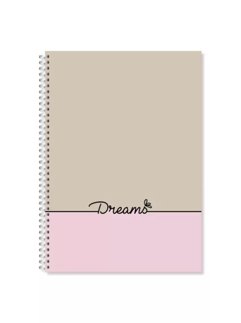 Pd School Spirálfüzet pd Uniwords A/4-80 lapos vonalas