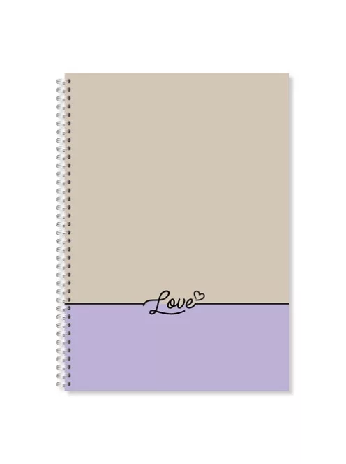 Pd School Spirálfüzet pd Uniwords A/4-80 lapos kockás