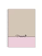 Pd School Spirálfüzet pd Uniwords A/4-80 lapos kockás