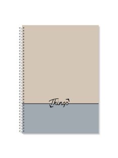 Pd School Spirálfüzet pd Uniwords A/4-80 lapos sima