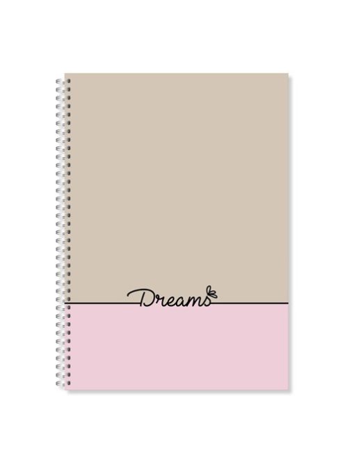 Pd School Spirálfüzet pd Uniwords A/4-80 lapos sima