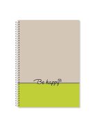 Pd School Spirálfüzet pd Uniwords A/4-80 lapos sima