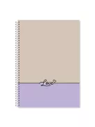 Pd School Spirálfüzet pd Uniwords A/5-80 lapos kockás