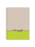 Pd School Spirálfüzet pd Uniwords A/5-80 lapos kockás