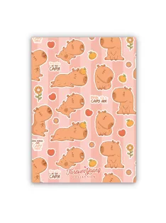   Forever Young Spirálfüzet Forever Young A/5 vonalas Capybara