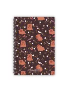 Forever Young Spirálfüzet Forever Young A/4 kockás Capybara