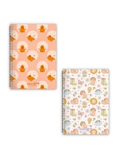   Forever Young Spirálfüzet Forever Young A/4 vonalas Capybara