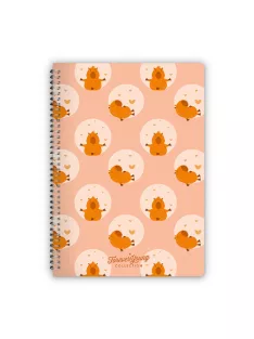   Forever Young Spirálfüzet Forever Young A/4 vonalas Capybara