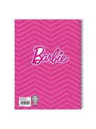 Online Spirálfüzet Online Barbie Malibu, Pink A/4 80 lapos kockás vegyes