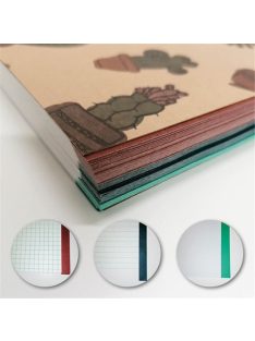   PD School Spirálfüzet pd ECO Woodland A/4-160 lapos többtantárgyas